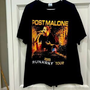 Post Malone Runaway 2020 Tour T-shirt. Size XL